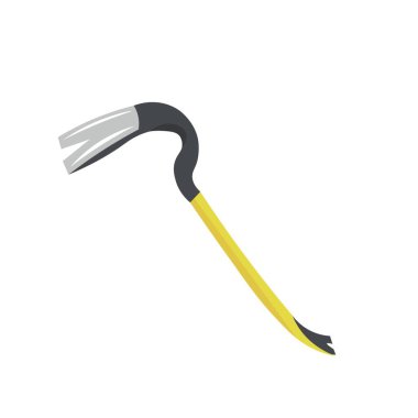 Beyaz arkaplanda karga çubuğu