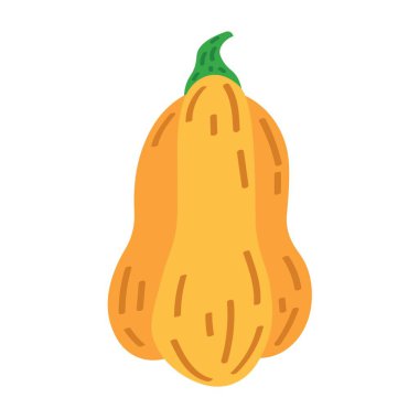 Büyük Balkabağı beyaz zemin üzerine