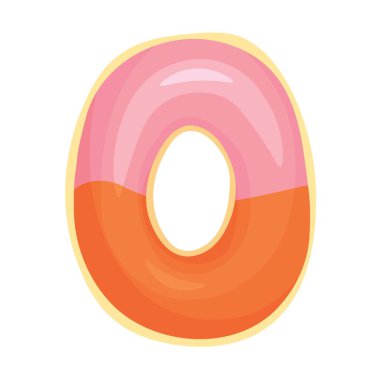 Beyaz arka planda lezzetli şekerler