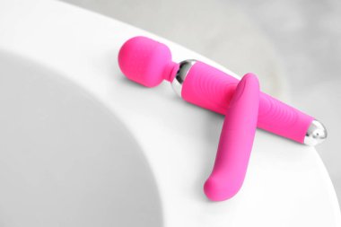 Küvette vibratörler var, yakın çekim.