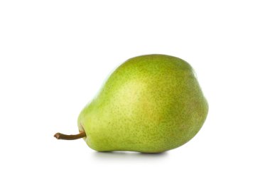 Olgun armut beyaz arkaplanda izole