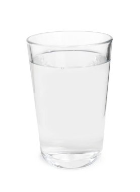 Beyaz arka plan üzerinde temiz su