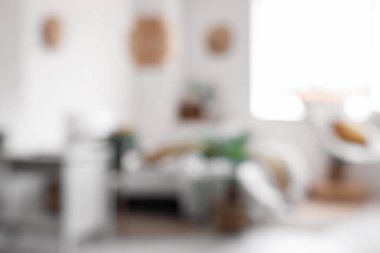 Çocukların yatak odasının bulanık görüntüsü