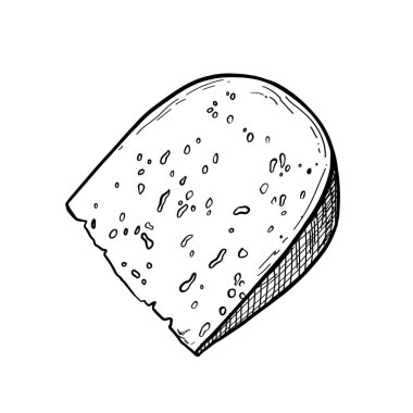 Beyaz arka planda lezzetli peynir