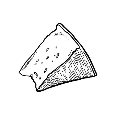 Beyaz arka planda lezzetli peynir