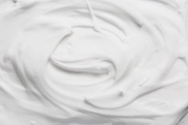 Arka plan olarak tıraş köpüğünün dokusu, yakın plan