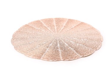 Beyaz arkaplanda şık bir mat izole edildi