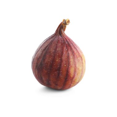 Taze sulu incir beyaz arkaplanda izole edildi