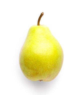 Olgun armut beyaz arkaplanda izole