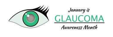 Glaucoma Farkındalık Ayı için uzun pankart