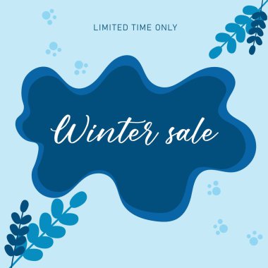 Noel indirimi için reklam afişi