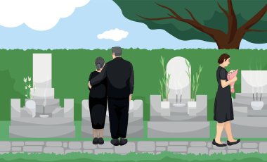 Aile mezarlıktaki akrabalarının hasretini çekiyor