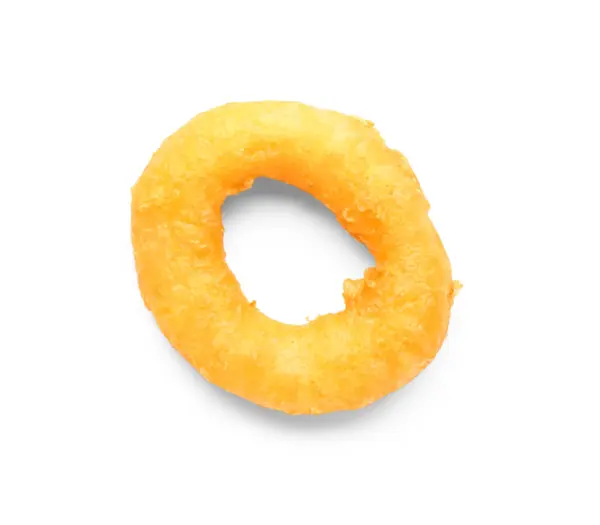 Fried Breaded Onion Ring White Background Royalty Free Stock Photos