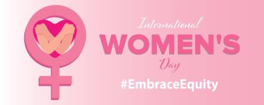 Uluslararası Kadınlar Günü için bayram afişi
