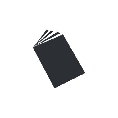 Beyaz arkaplan üzerine çizilmiş kitap