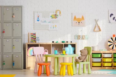 Anaokulundaki oyun odasının içi