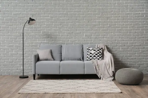 Modern interior of living room in minimalist style