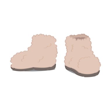 Beyaz arka planda şık çocuk çizmeleri