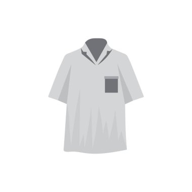 Beyaz arka planda modern polo tişörtü