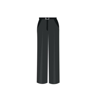 Beyaz arka planda modern pantolonlar