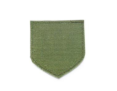 Askeri rozet beyaz arka planda, arka planda izole