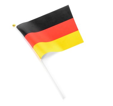 beyaz zemin üzerine Almanya bayrağı