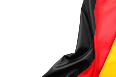 beyaz zemin üzerine Almanya bayrağı