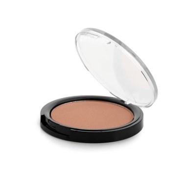 Beyaz arkaplanda sıkıştırma tozu