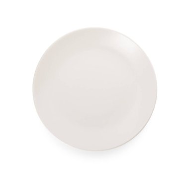 Beyaz arkaplanda güzel bir tabak