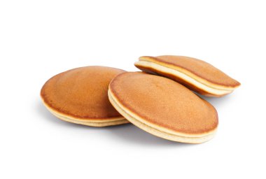 Beyaz zemin üzerine lezzetli gözleme