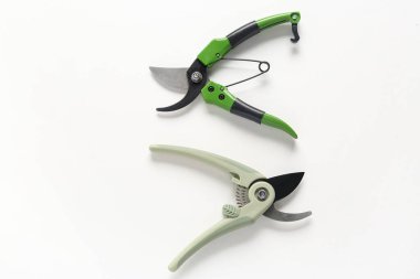 Beyaz arkaplanda farklı kesitçiler