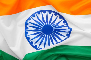 Arkaplan olarak Hindistan bayrağı