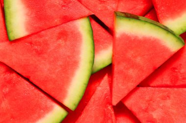 Arka plan olarak tatlı karpuz dokusu, yakın plan
