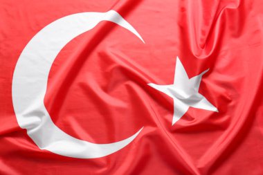 Arka plan olarak Türkiye 'nin ulusal bayrağı
