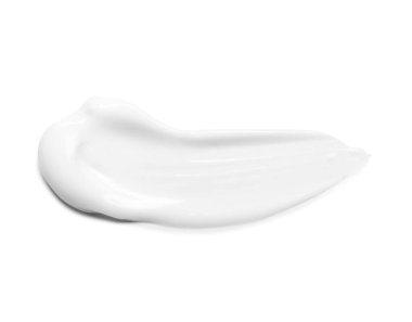 Beyaz arka planda kozmetik krem kokusu