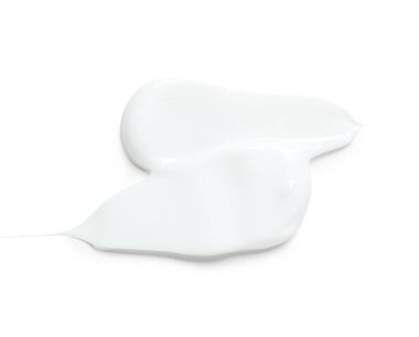 Beyaz arka planda kozmetik krem kokusu