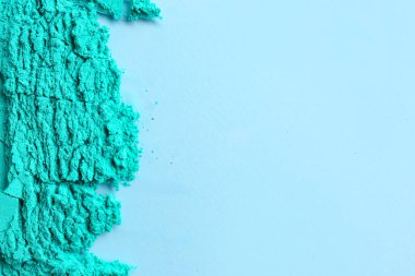 Renk arkaplanındaki toz pigmenti