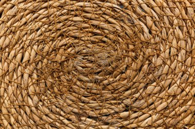 Arkaplan olarak Wicker dokusu, yakın plan