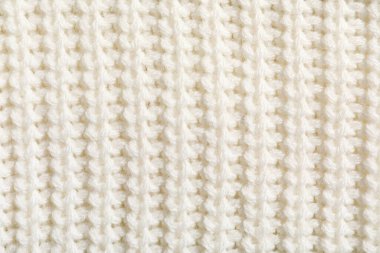 Arkaplan olarak beyaz örülmüş kumaş dokusu