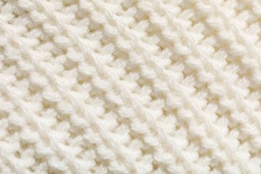 Arkaplan olarak beyaz örülmüş kumaş dokusu