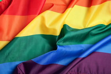 Arka plan olarak LGBT bayrağının dokusu