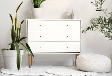 Klozeti, bitkileri ve puf olan ışık odasının içi