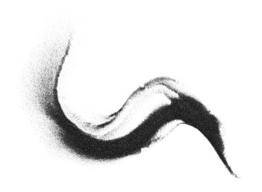 Beyaz arka planda siyah kumsal girdabı