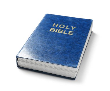 İncil'de beyaz zemin üzerine izole