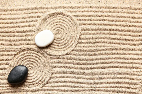 Kumda desenli taşlar. Zen kavramı