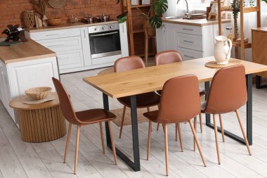İskandinav tarzı modern mutfak iç
