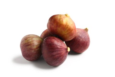 Beyaz arka plan üzerinde izole olgunlaşmış taze incir