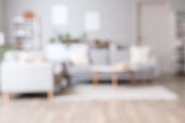 Modern açık mutfak görüşü bulanık