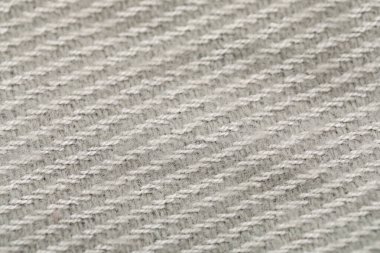 Arkaplan olarak gri yün kumaşın dokusu, yakın plan