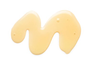 Beyaz arka planda duş jeli